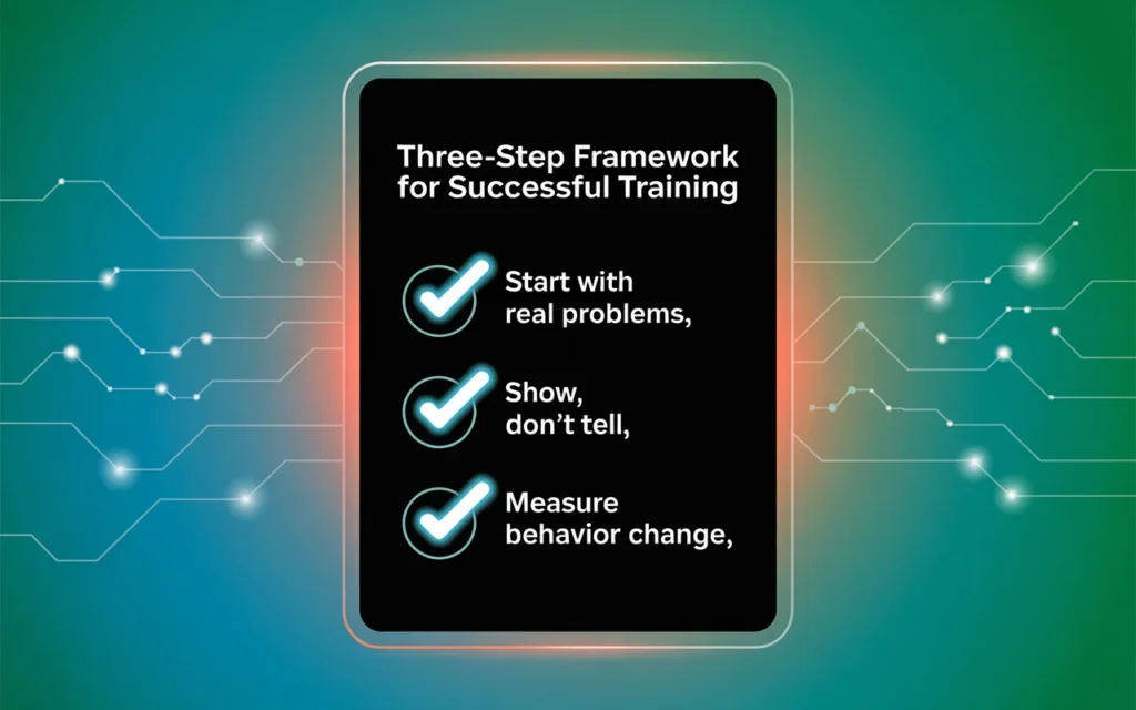Step framework for successful training